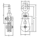 8-504- / Snatch Block With Swivel Eye